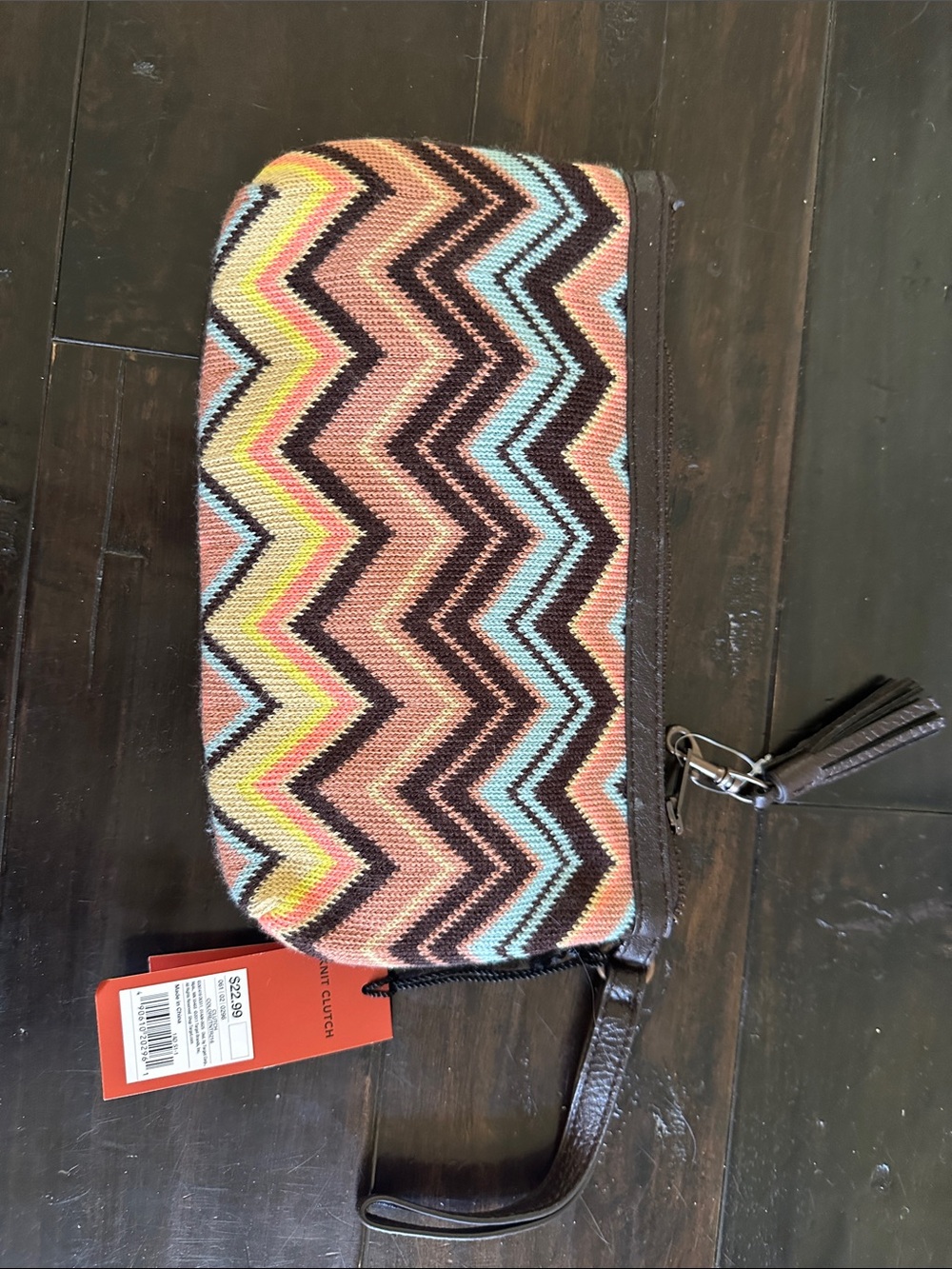 Missoni for Target Multicolor Zigzag Wristlet NWT - Picture 2 of 3